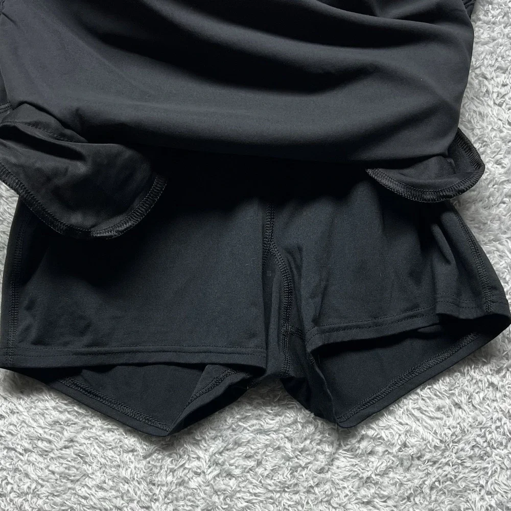 Columbia Skort Womens Small Black Omni Shield Advanced‎ Repellency Hiking Trails